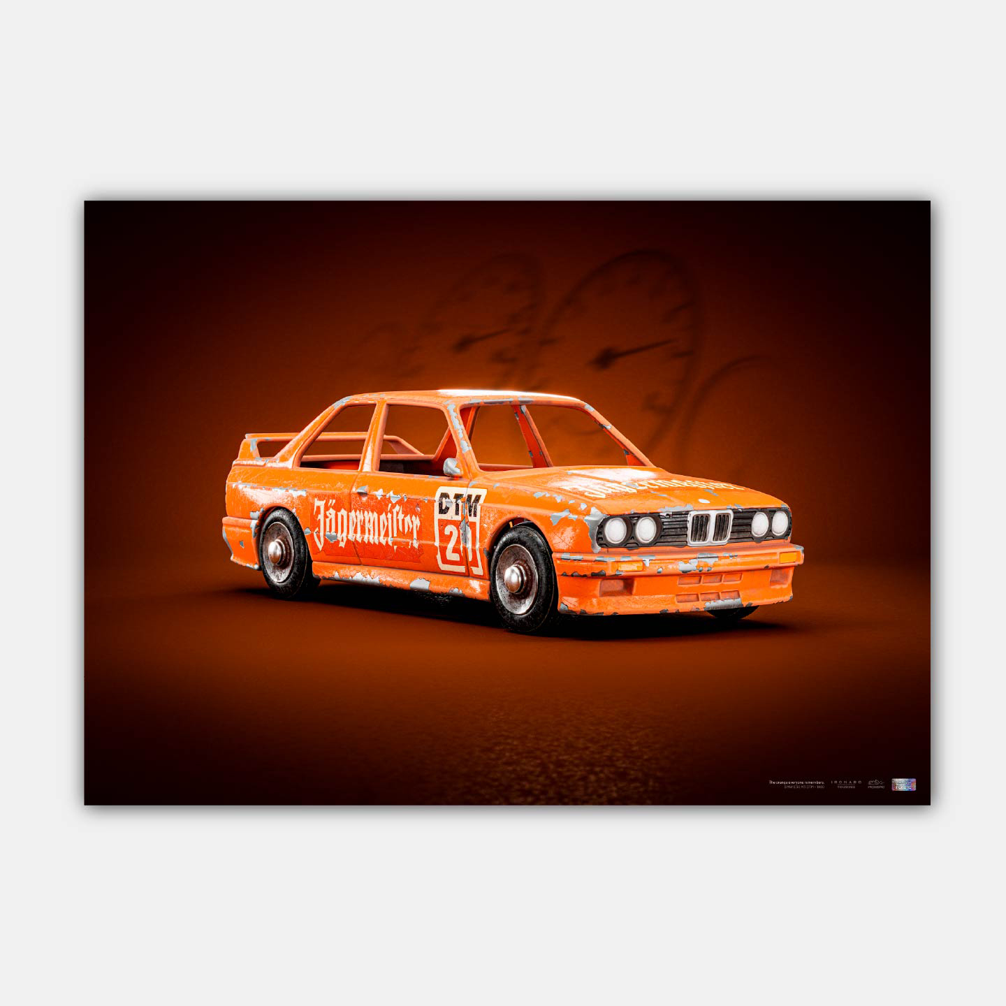 Ironaro - Affiche haute définition BMW E30 M3 #20 1990 - Collection Ironaro Touring