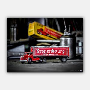 Ironaro - Affiche haute définition Berliet TLM10 1956, Kronenbourg - Collection Ironaro Touring