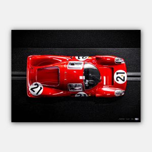 Ironaro - Affiche haute définition Ferrari 330 P4 #21 1967 - Collection Ironaro Touring
