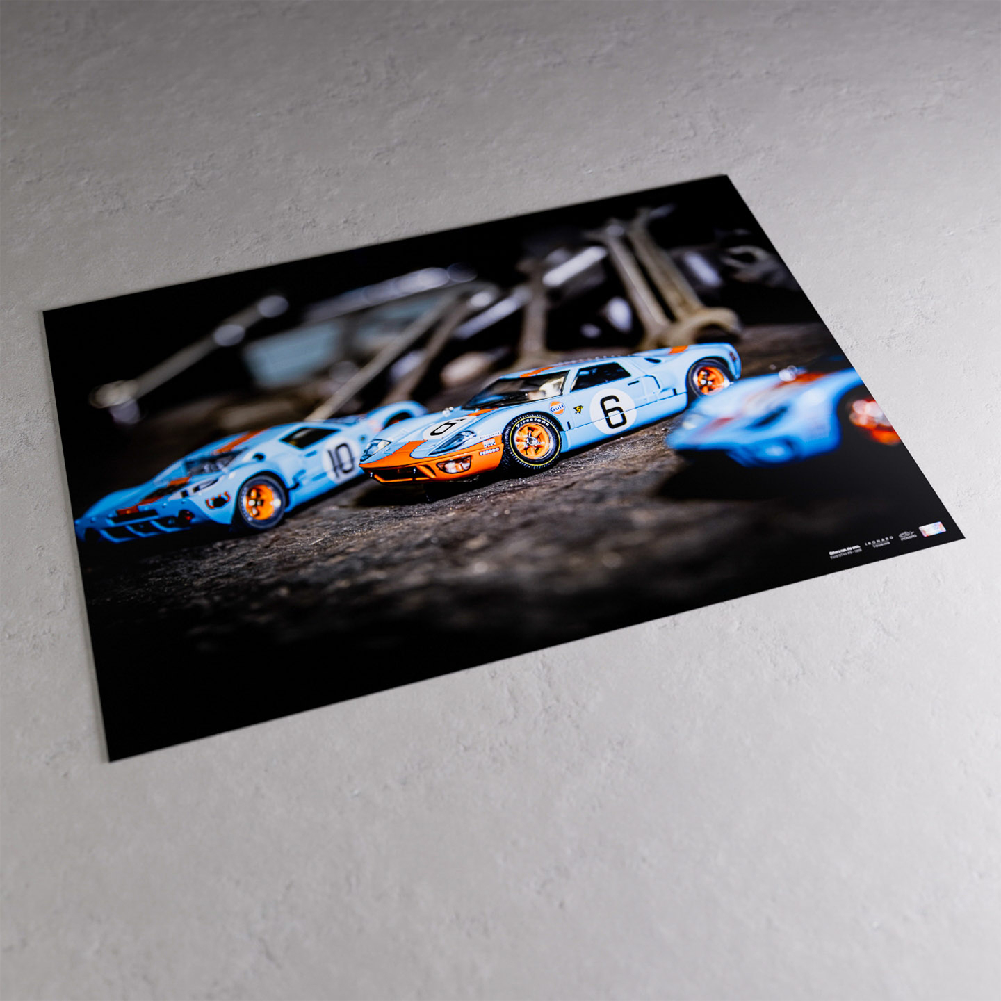 Ironaro - Affiche haute définition Ford GT40 #9 1969 - Collection Ironaro Touring