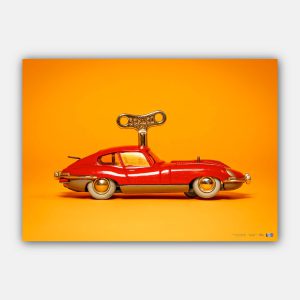 Ironaro - Affiche haute définition Jaguar E-Type 1961 - Collection Ironaro Touring