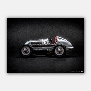 Ironaro - Affiche haute définition Mercedes W125 #5 1934 - Collection Ironaro Touring