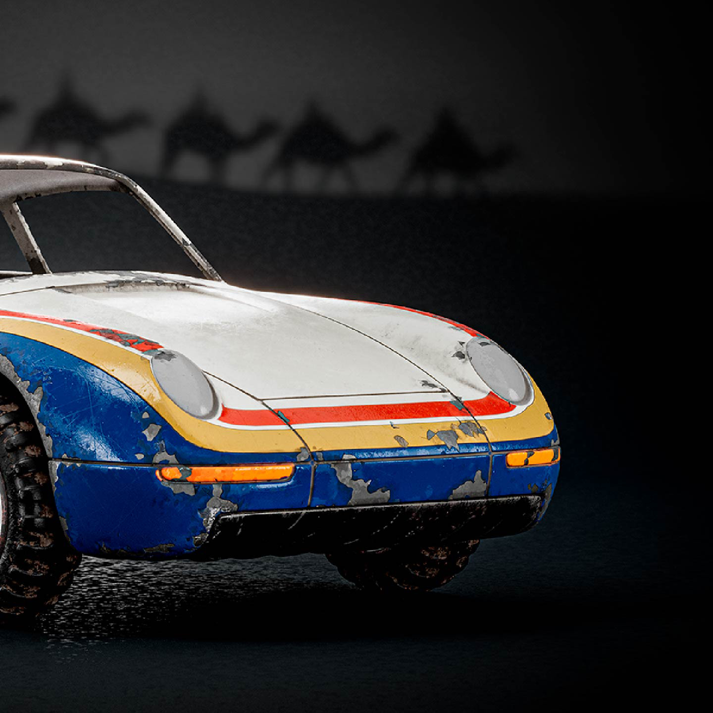 Ironaro - Affiche haute définition Porsche 959 #186 1986 - Collection Ironaro Touring